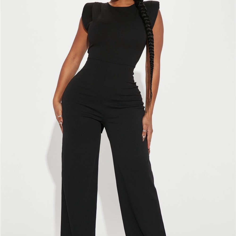 Fashion Nova Chic Black Jumpsuit